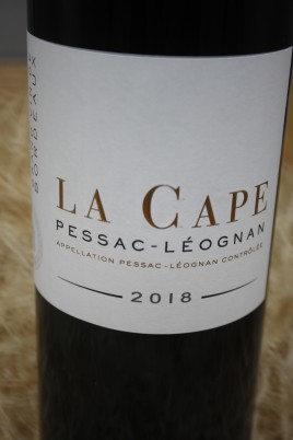 AOC Pessac Leognan LA CAPE 2018 75cl